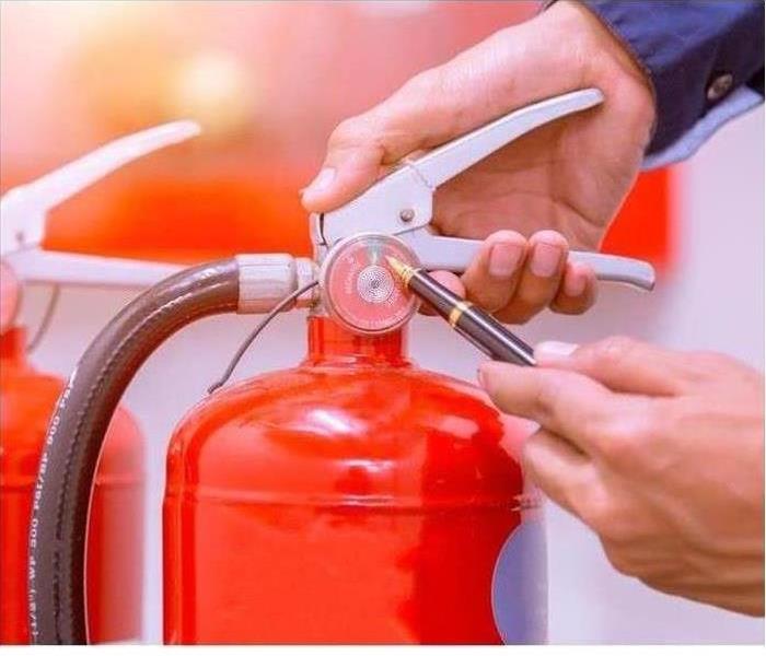 Red extinguisher
